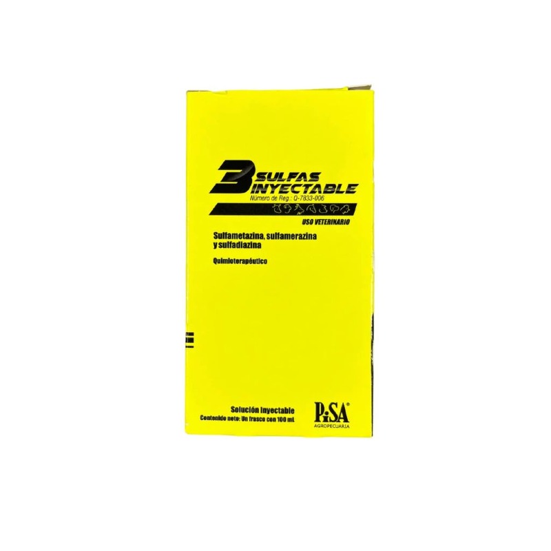 3 SULFAS INYECTABLE 100ML