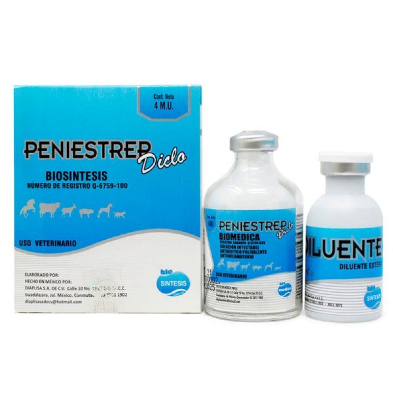 PENIESTREP DICLO 4M.U