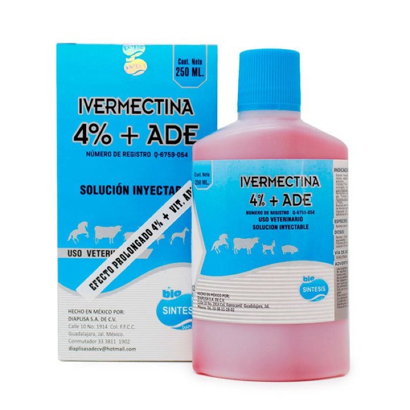 ivermectina 4% + ade 250ml